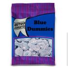 A full case of blue dummies 120g wholesale sweets bags