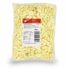 A bulk 2kg bag of foam bananas - banana flavour foam sweets