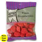 A full case of wholesale bagged sweets, Foam Strawberries prepacked sweets bags
