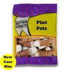 A full case of wholesale bagged sweets, Pint Pots prepacked sweets bags