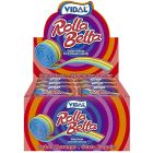 A wholesale case of fizzy rainbow sweets shaped like rolled up belts