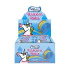 A wholesale case of unicorn fizzy rainbow sweets shaped like belts